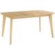 Rendez-vous Déco - Table rectangulaire Oman 4/6 personnes extensible en bois clair 150/180 cm