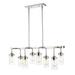 Z-Lite Calliope 40 Inch 8 Light Linear Suspension Light - 617-8L-PN