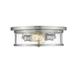 Z-Lite Savannah 13 Inch 2 Light Flush Mount - 462F14-BN