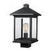 Z-Lite Portland 17 Inch Tall Outdoor Post Lamp - 531PHBS-BK