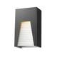 Z-Lite Millenial 10 Inch Tall LED Outdoor Wall Light - 561S-BK-SL-FRB-LED