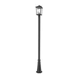 Z-Lite Beacon 103 Inch Tall 2 Light Outdoor Post Lamp - 568PHBR-519P-BK