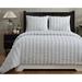 Dakota Fields Janiya Standard Tufted Comforter w/ Sham Set Polyester/Polyfill/Chenille/Cotton in Green/Blue/Navy | Wayfair