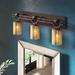 Wade Logan® Casson 3-Light Vanity Light, Glass in Gray | 10.25 H x 29 W x 6 D in | Wayfair 4FDDC4C621D04F26ACB423421B32C323