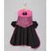 Story Book Wishes Girls' Capes Pink - Pink & Black Bat Smock Cape - Girls