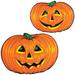The Holiday Aisle® Jack-O-Lantern Faces | 25 H x 18 W x 0.01 D in | Wayfair THLA7213 40479410