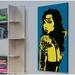 Trinx Girl 4 by Josh Ruggs - Wrapped Canvas Graphic Art Print Canvas in Black/Blue/Yellow | 12 H x 6 W x 1.5 D in | Wayfair