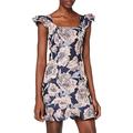 Chi Chi London Damen Chi Normani Dress Kleid, blau, 12 (UK)