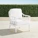Avery Lounge Chair with Cushions in White Finish - Classic Linen Bleu - Frontgate
