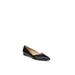 Wide Width Women's Havana Flat by Naturalizer in Black Snake (Size 7 W)