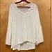 Free People Tops | Free People Long Sleeve White Top | Color: White | Size: M