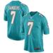 Men's Nike Jason Sanders Aqua Miami Dolphins Game Jersey