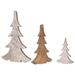 The Holiday Aisle® 3 Piece Glittered Wood Tree Set Wood in Brown | 16.25 H x 13.25 W x 1 D in | Wayfair C3AC5AEA30E542059862CF5B4BFBBE57