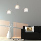 Corrigan Studio® Seefeldt 83" Tree Floor Lamp Metal in Gray/White | 83 H x 54 W x 54 D in | Wayfair 92533FBB50D643769D5505902D77FC8E