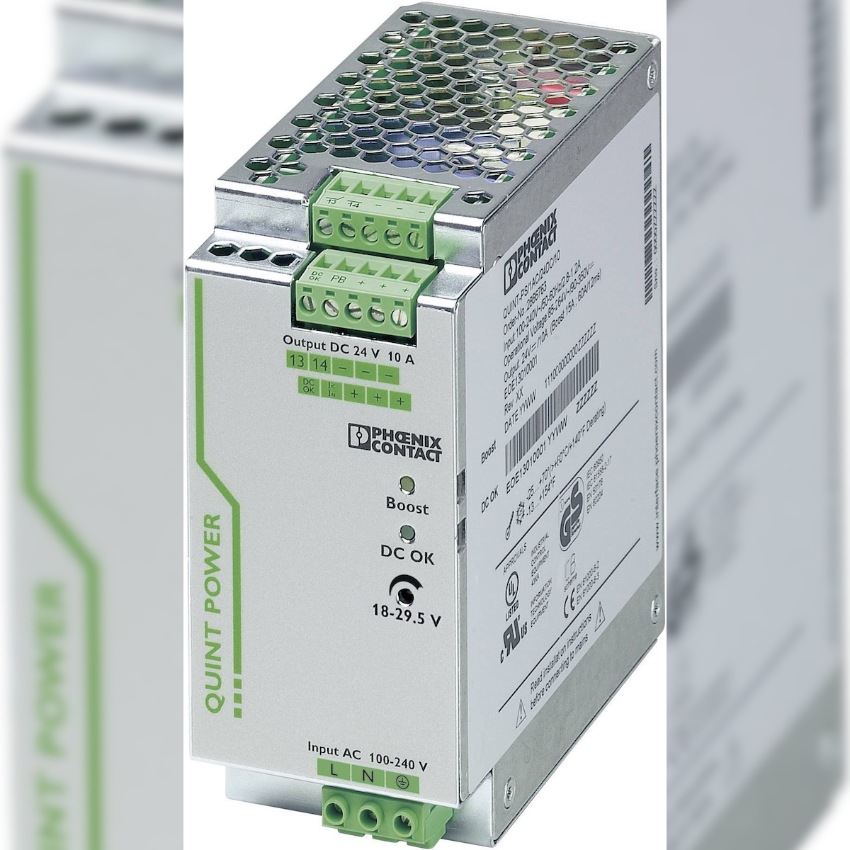 Phoenix Contact QUINT-PS/1AC/24DC/10 Hutschienen-Netzteil (DIN-Rail) 24 V/DC 10 A 240 W Anza 2866763 Image