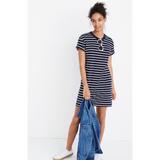 Madewell Dresses | Madewell Navy White Striped T-Shirt Cotton Dress | Color: Blue/White | Size: S