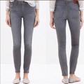 Madewell Jeans | Madewell Gray Rail Straight Jeans | Color: Gray | Size: 25