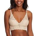 Maidenform Pure Comfort Lightly Lined Convertible Lace Bralette (Size 34-B) Paris Nude, Nylon,Spandex