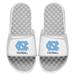 Men's ISlide White North Carolina Tar Heels Football Slide Sandals