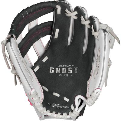 Easton Ghost Flex Youth GFY10PK 10" Fastpitch Softball Glove - Right Hand Throw White/Black