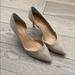 J. Crew Shoes | Jcrew Taupe Suede Heels | Color: Cream/Tan | Size: 9