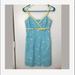 Lilly Pulitzer Dresses | Lilly Pulitzer Blue Yellow Mini Dress | Color: Blue/Yellow | Size: 0