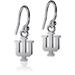 Women's Dayna Designs Indiana Hoosiers Silver Dangle Earrings