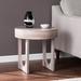 Chadkirk Round Faux Marble End Table - SEI Furniture CK1126302