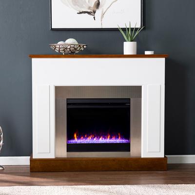 Eastrington Color Changing Electric Fireplace - SEI Furniture FC1027159