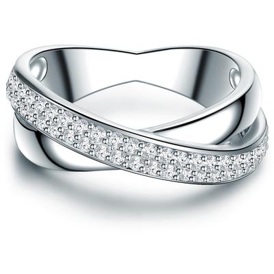 Trilani Ring Sterling Silber Zirkonia in 56 Damen Image