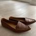 J. Crew Shoes | J Crew - Edie Pointed Toe Vegan Leather Loafer | Color: Brown/Tan | Size: 6.5