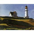 Picture 4978 A0 Canvas 1927 Edward Hopper La Colline du Phare American Painting - Art - Print Reproduction Wall Decoration Gift