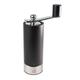 Peugeot - Isen Manual Pepper Mill wuth Crank Handle, Beechwood, Black and Stainless Steel, 18 cm