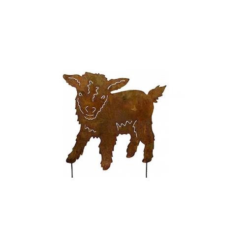 Schaf Edelrost, Rostiges Metall, Gartenfigur, Metall Figur, Gartendeko
