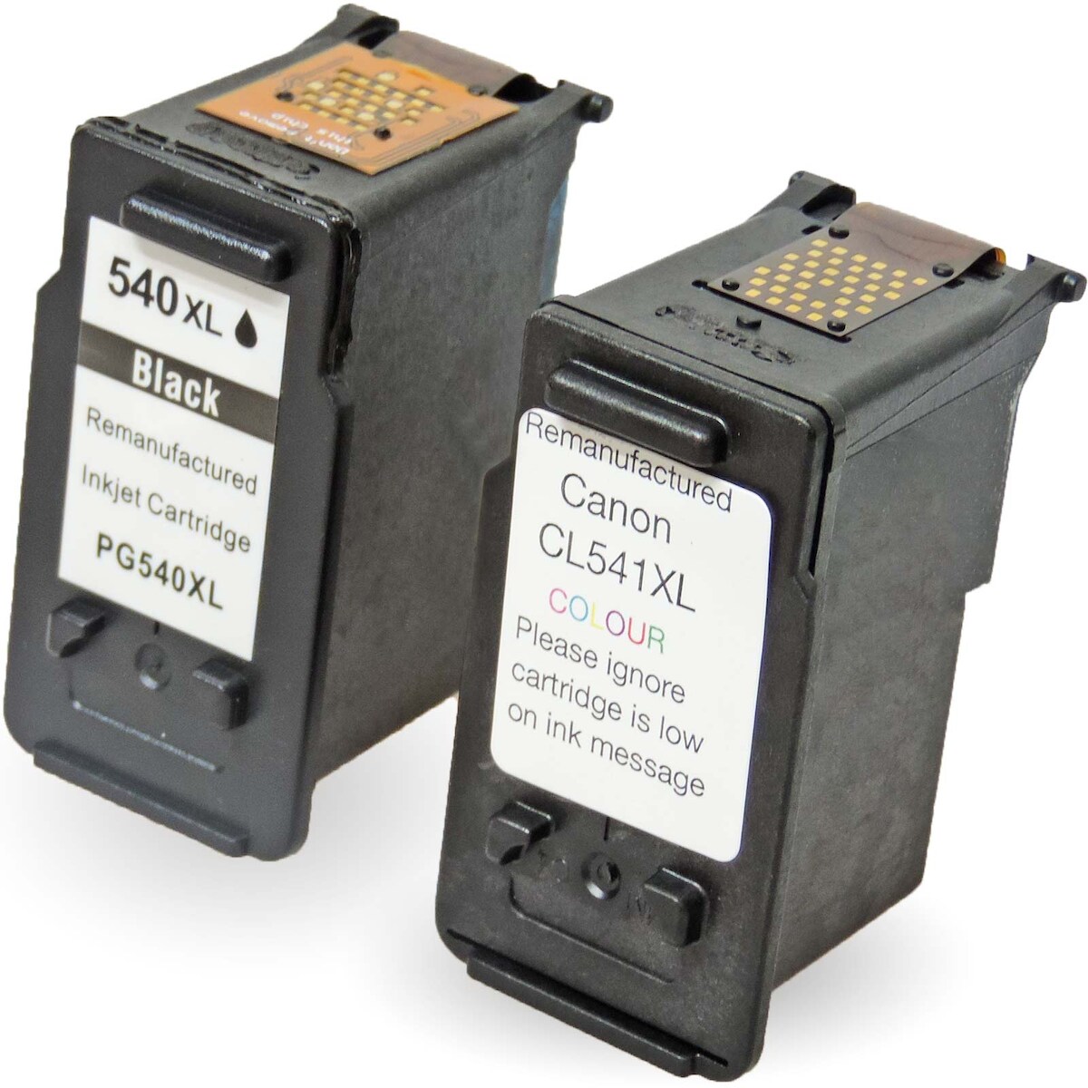 Kompatibel 2er Set Canon PG-540XL BK + CL-541XL C Druckerpatronen Schwarz + alle Farben von Gigao Image