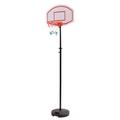 Hathaway Games Street Ball Portable Basketball System Steel/Rubber in Black/Gray/Orange | 80.4 H x 15.75 W x 29 D in | Wayfair BG50365