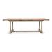 Sarreid Ltd Amelia Pine Solid Wood Dining Table Wood in Brown/Green | 31 H in | Wayfair 53268