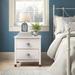 Altamirano 2 - Drawer Solid Wood Nightstand Wood in White Laurel Foundry Modern Farmhouse® | 25 H x 22.5 W x 17 D in | Wayfair