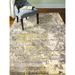 Gray 96 x 0.6 in Indoor Area Rug - Bashian Rugs Kanti Handmade Viscose Ivory/Area Rug Viscose | 96 W x 0.6 D in | Wayfair K153-MULTI-8X10-HSV18