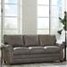 Sofa Web Vernon 84" Genuine Leather Rolled Arm Sofa Bed Genuine Leather in Brown | 38 H x 84 W x 37 D in | Wayfair VernonSofabed-DB