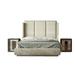 Hispania Home London Bedor170 Bedroom Set 3 Pieces Upholstered in Brown | Queen | Wayfair BEDOR170-SET3QM