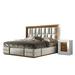 Hispania Home London Bedor125 Bedroom Set 3 Pieces Upholstered, Leather in Black | King | Wayfair BEDOR125-SET3KHG