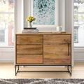 AllModern Ascent 40" Wide 3 Drawer Solid Mango Wood Server Wood in Brown | 30 H x 40 W x 18 D in | Wayfair B71BF6212B354F2C947E0A63FD67CB46