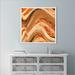 Ivy Bronx 'New Concept II' Framed Acrylic Painting Print On Canvas in Orange | 39.5 H x 39.5 W x 2 D in | Wayfair 31019B2AC1324E138A17879EBE590DA1