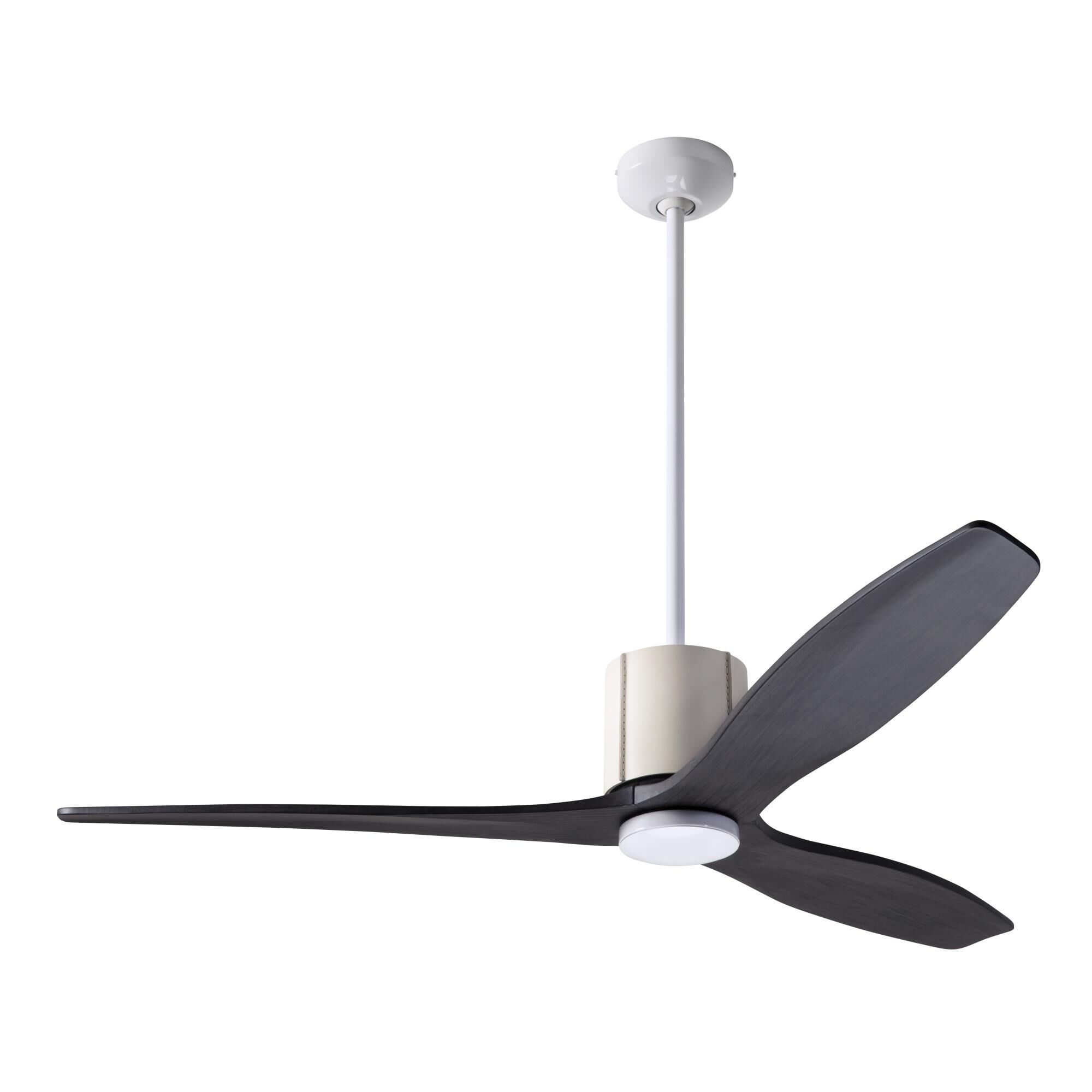 Modern Fan Company Leatherluxe 54 Inch Ceiling Fan - LLX-GWIV-54-EB-NL-CC
