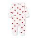 Petit Bateau Baby-Mädchen A00E901 Nachthemd, Marshmallow/Terkuit, 12 Mois