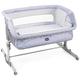 Chicco Next2Me Dream Beistellbett Babybett mit Matratze, Schaukelfunktion, Faltbare Seite, Höhenverstellbar, Netzfenster, 4 Rollen und Transporttasche - 0-6 Monate, 9 kg