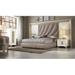 Hispania Home London Bedroom Set 4 Pieces Upholstered in White | King | Wayfair BEDOR128-SET4K