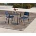 Joss & Main Archie 3 Piece Outdoor Dining Set Metal in Black | 29.75 H x 36 W x 36 D in | Wayfair 9B0A7A311B7E43CD84FFFF759615E61F