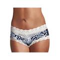 Plus Size Women's Cheeky Lace Hipster by Maidenform in Denim Water Flower (Size 5)